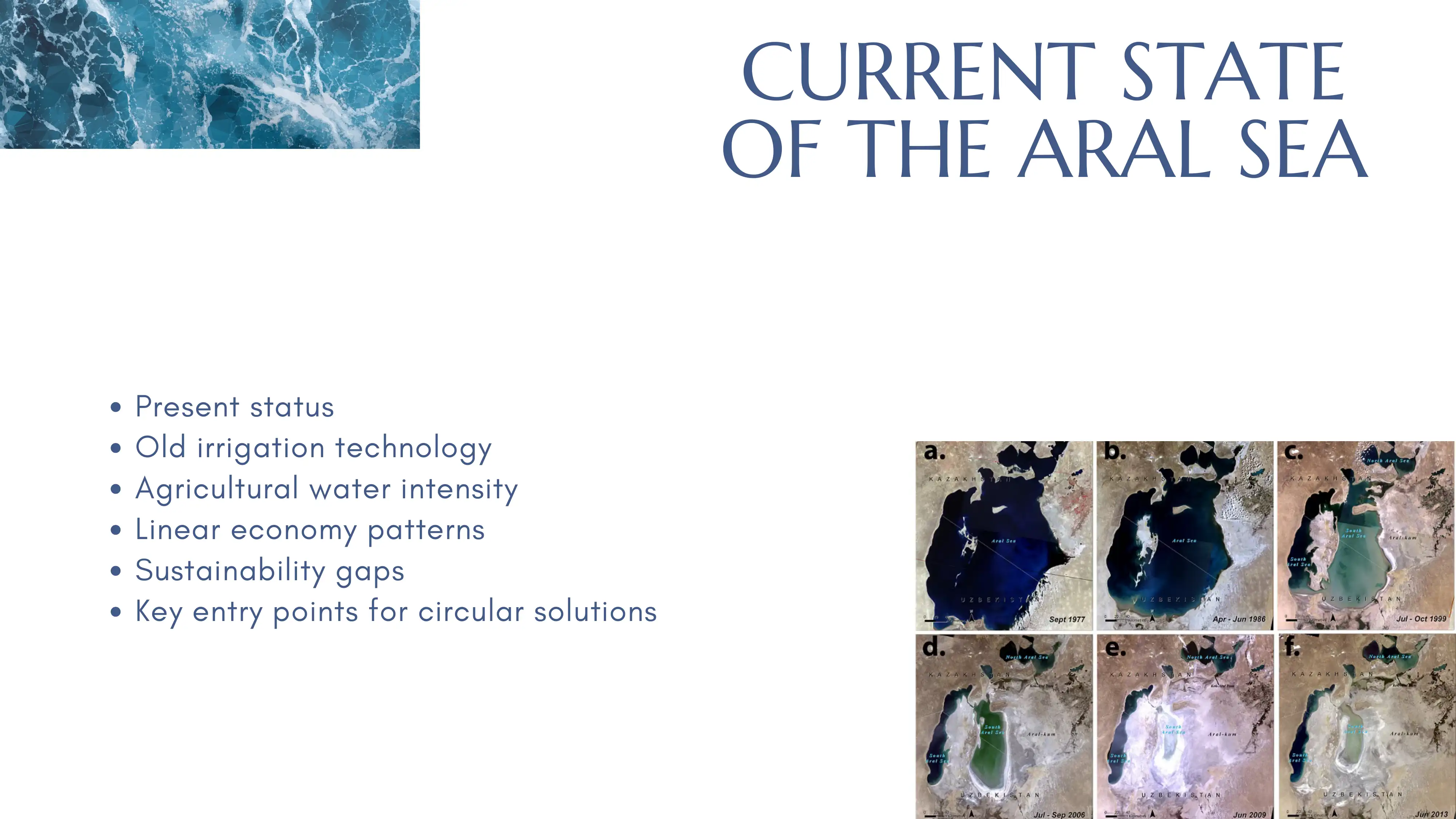 Re-imagining the Aral Sea