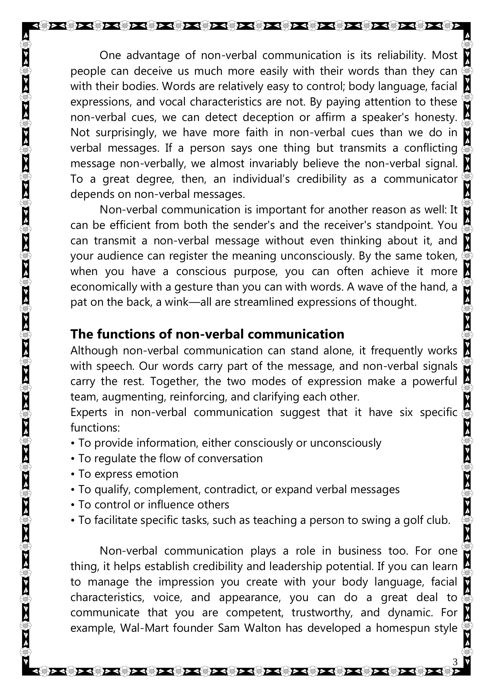 THE BASIC FORMS OF COMMUNICATION
