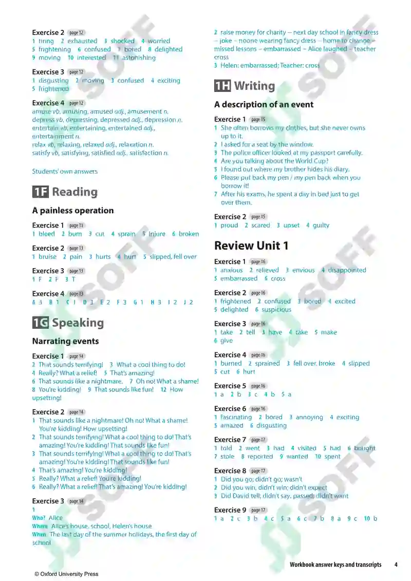 Solution pre- intermadite workbook answer key