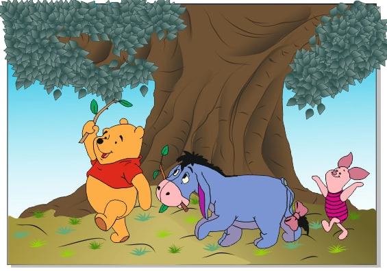 Corel Draw multfilm qahramonlari