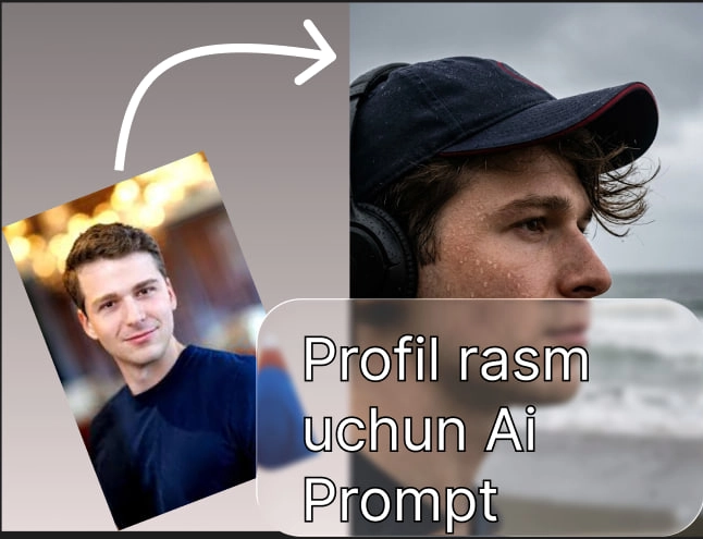 Profil rasm uchun ai prompt rasm
