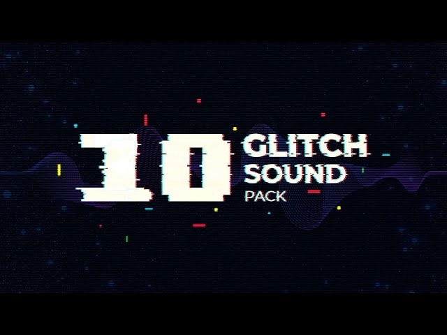 Glitch Sound Effect for video editing