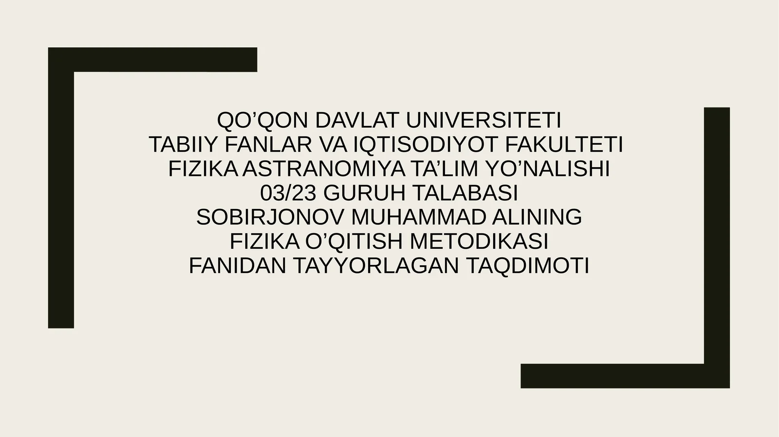 O'zinduksiya hodisasi. O'zinduksiya EYuK. Induktivlik" mavzusidagi taqdimoti