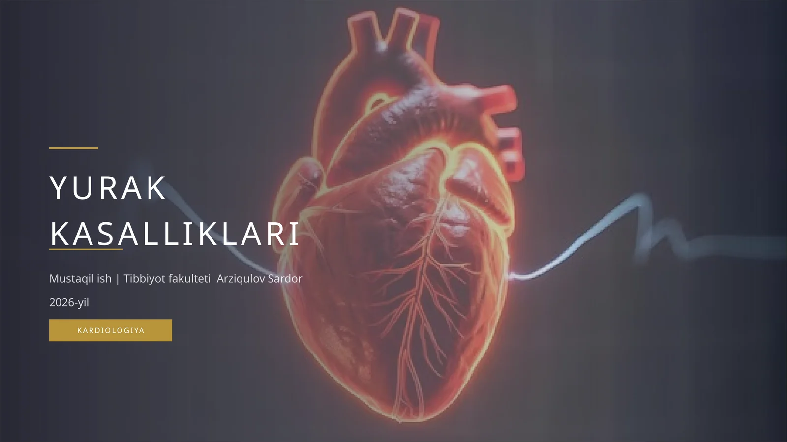 Tibbiyot talabalari uchun profissional mustaqil ish