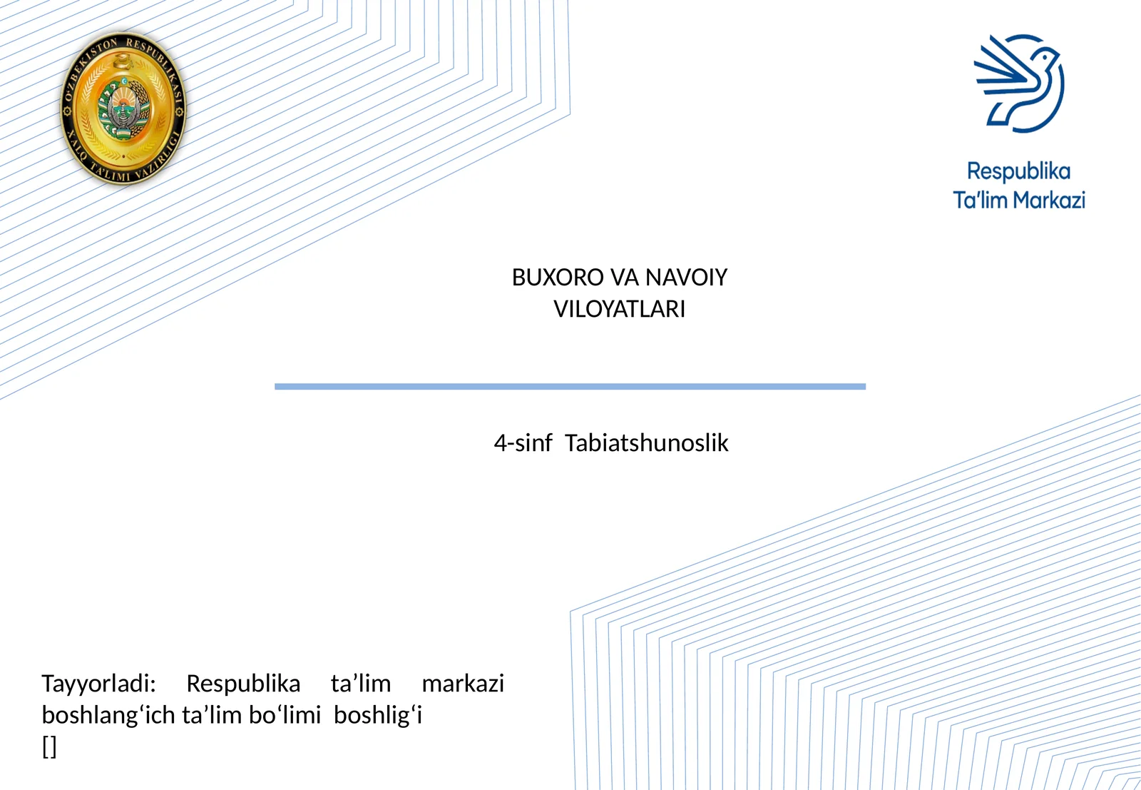 4-sinf Tabiatshunoslik "HavaYo‘q"