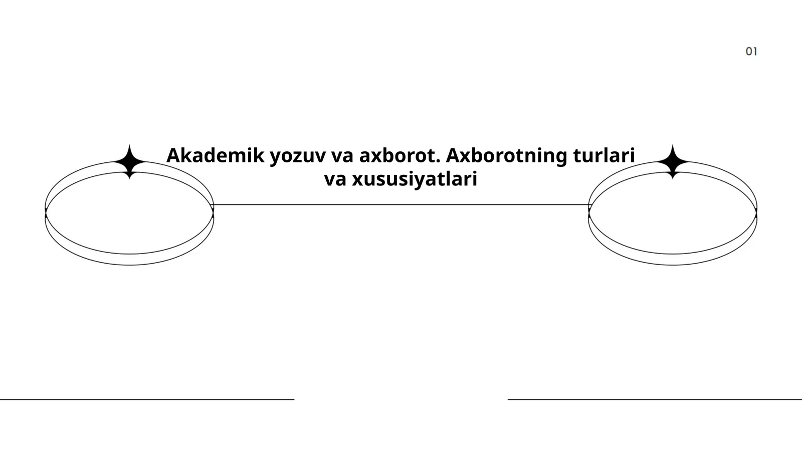 Akademik yozuv va axborot. Axborotning turlari va xususiyatlari
