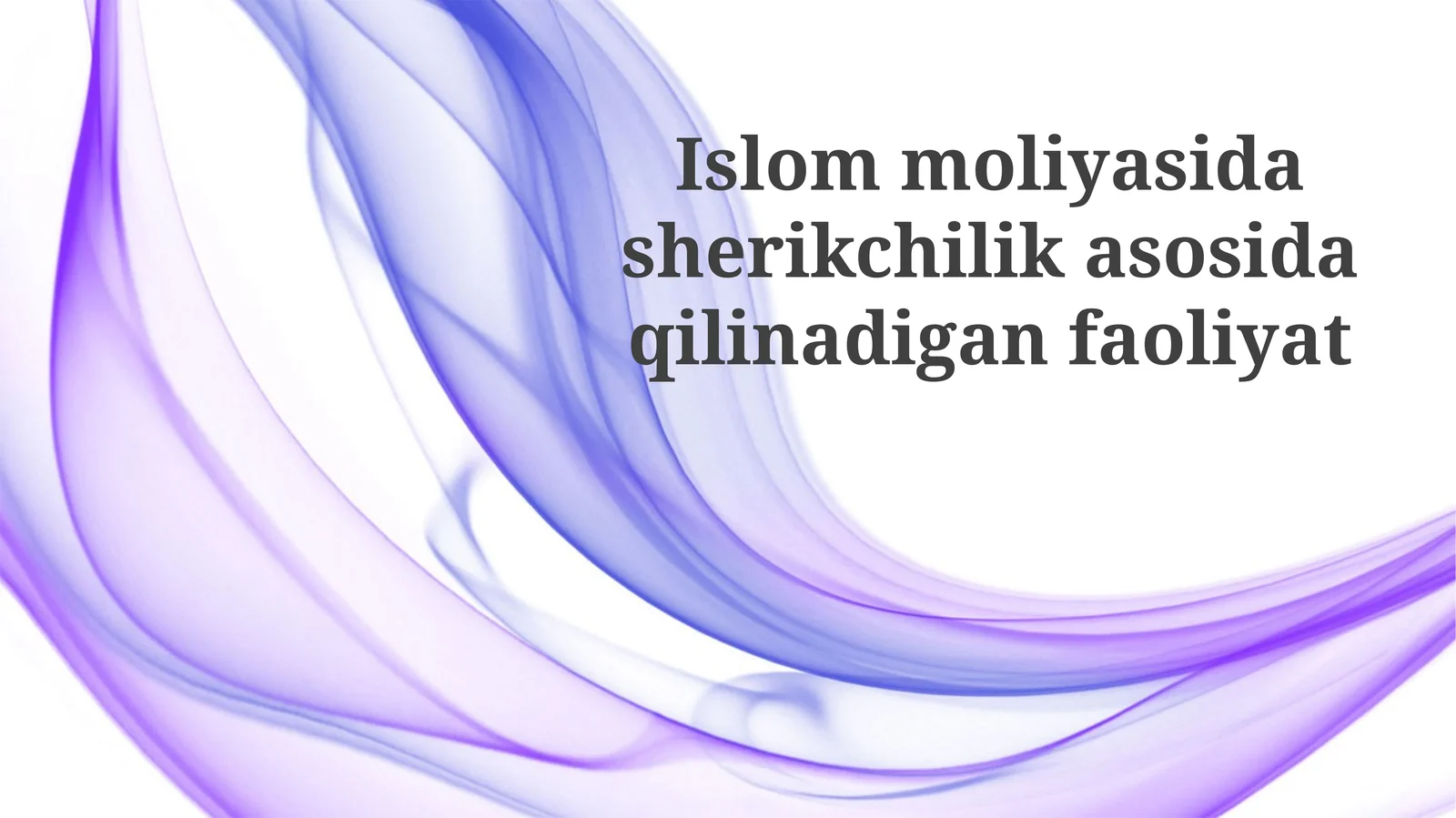 Islom moliyasidagi hamkorliklar