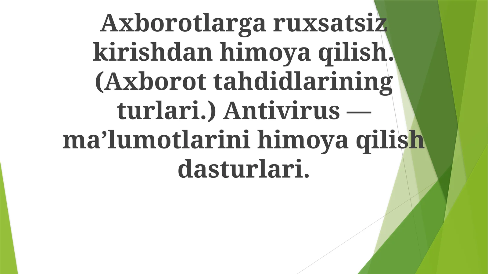 Ma'lumotlarni himoya qilish dasturlari