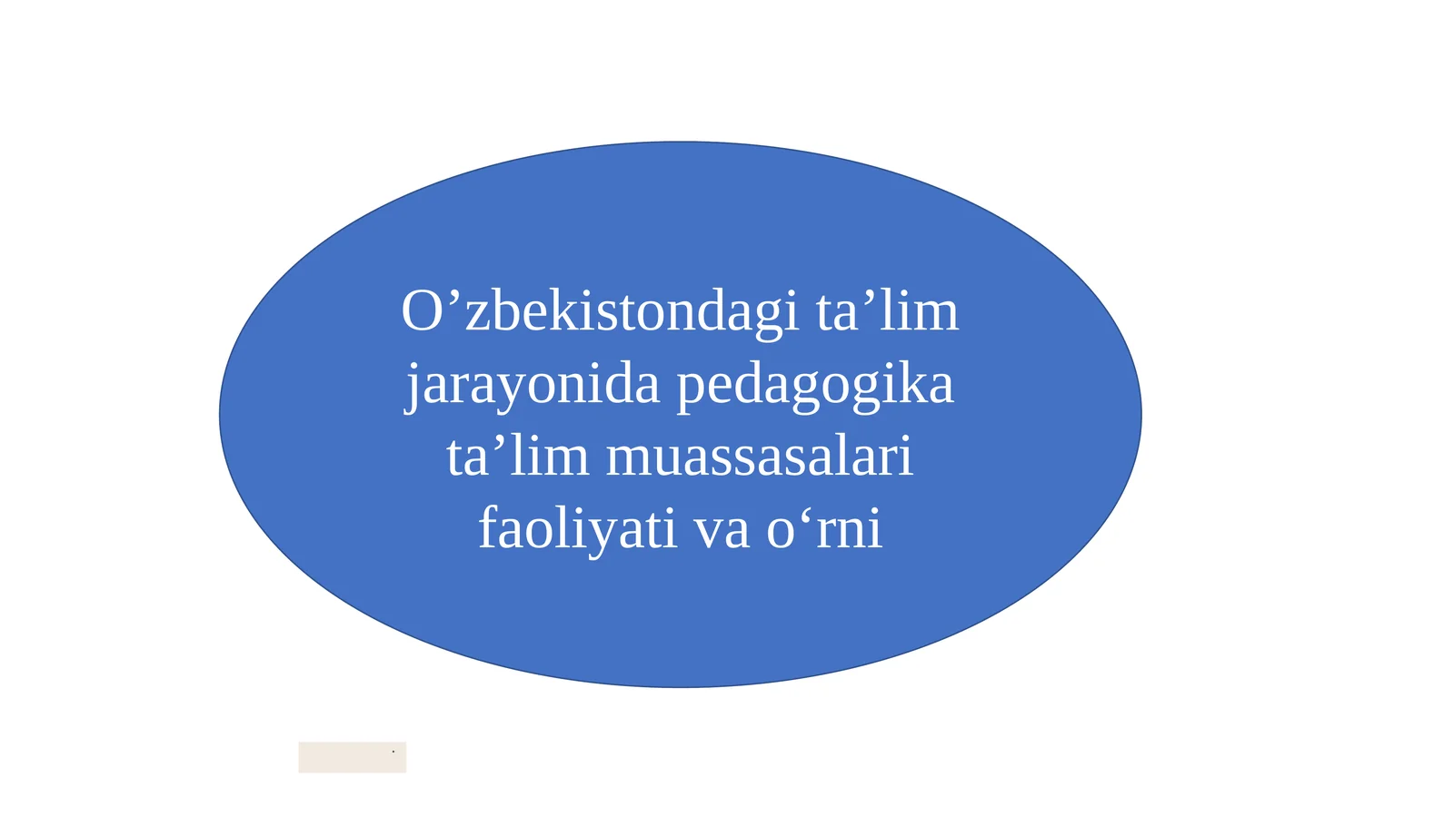 Pеdagog kadrlar tayyorlovchi oliy ta’lim muassasalarini tizimli rivojlantirish