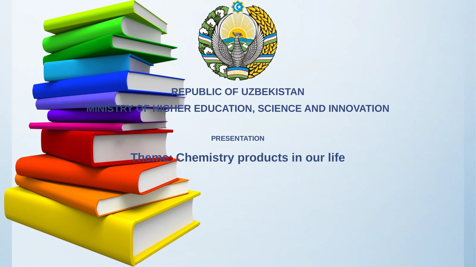 Chemistry products in ourlife