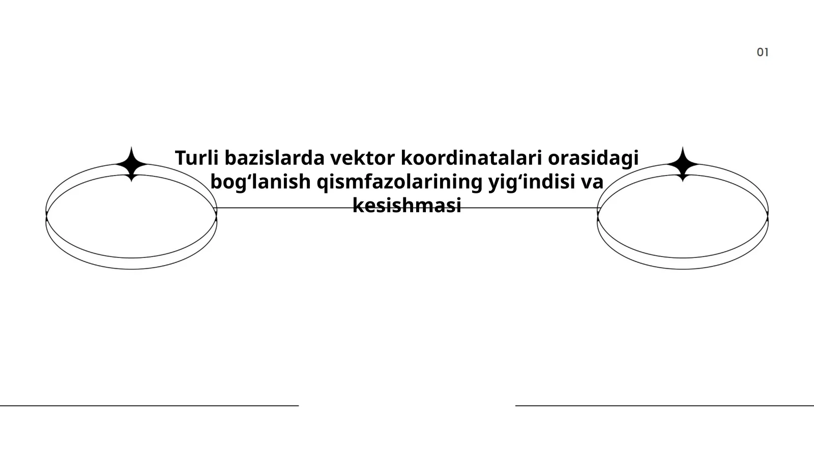 Vektorlar Nazariyasi Asoslari