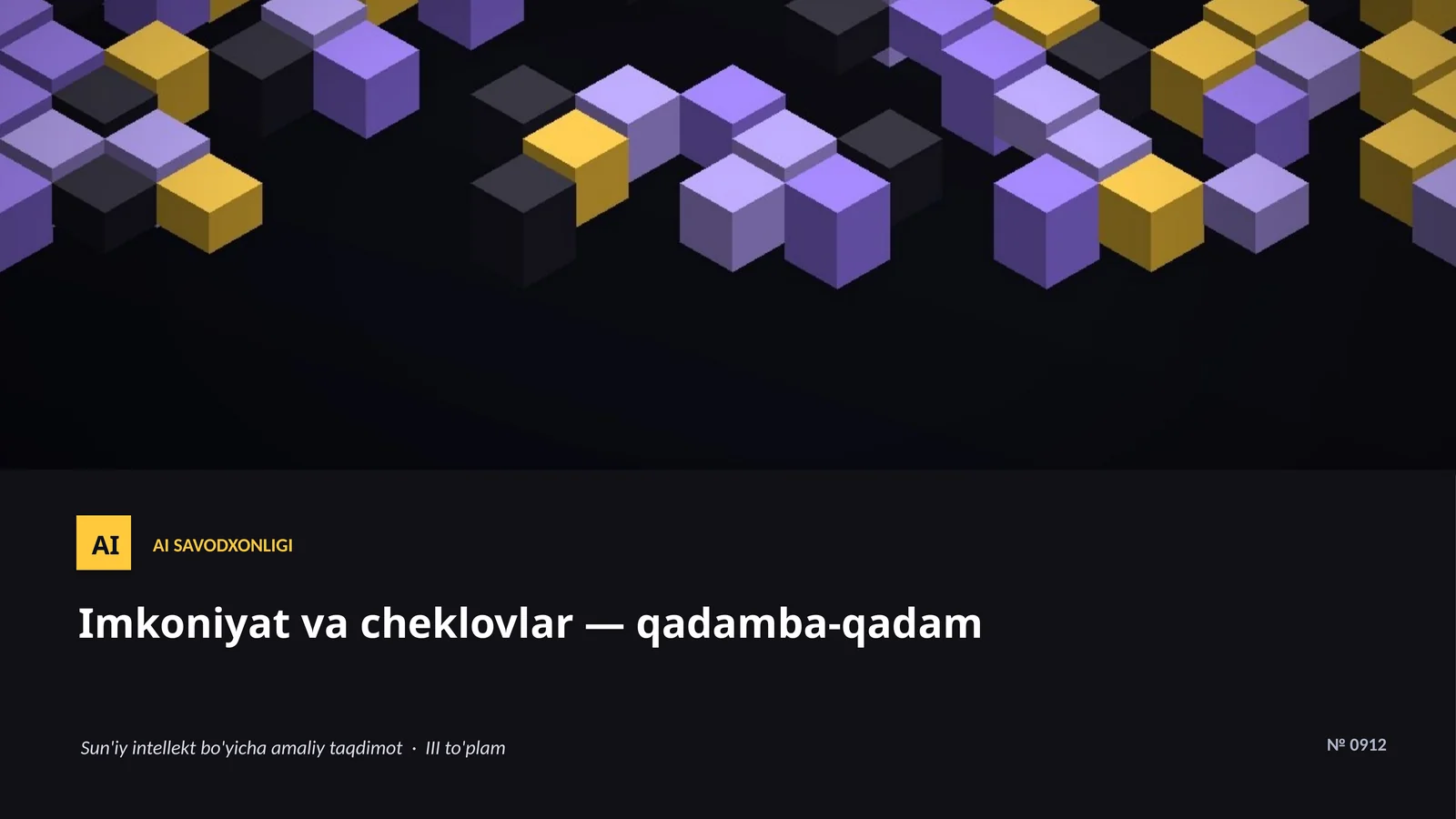 AI SAVODXONLIGI