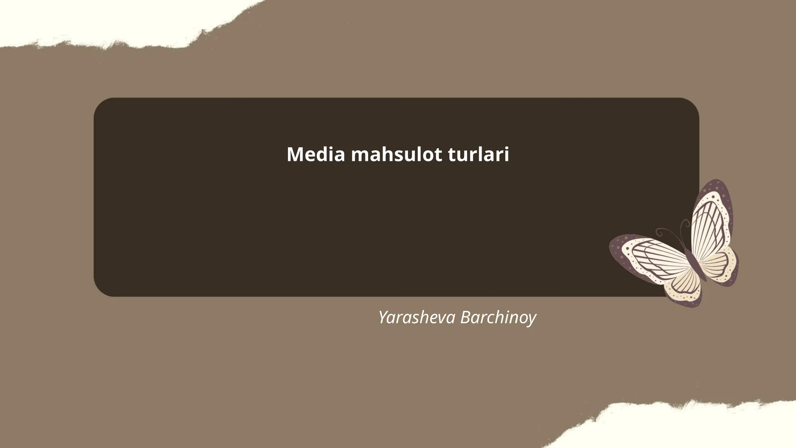 Gazeta va jurnal turlari