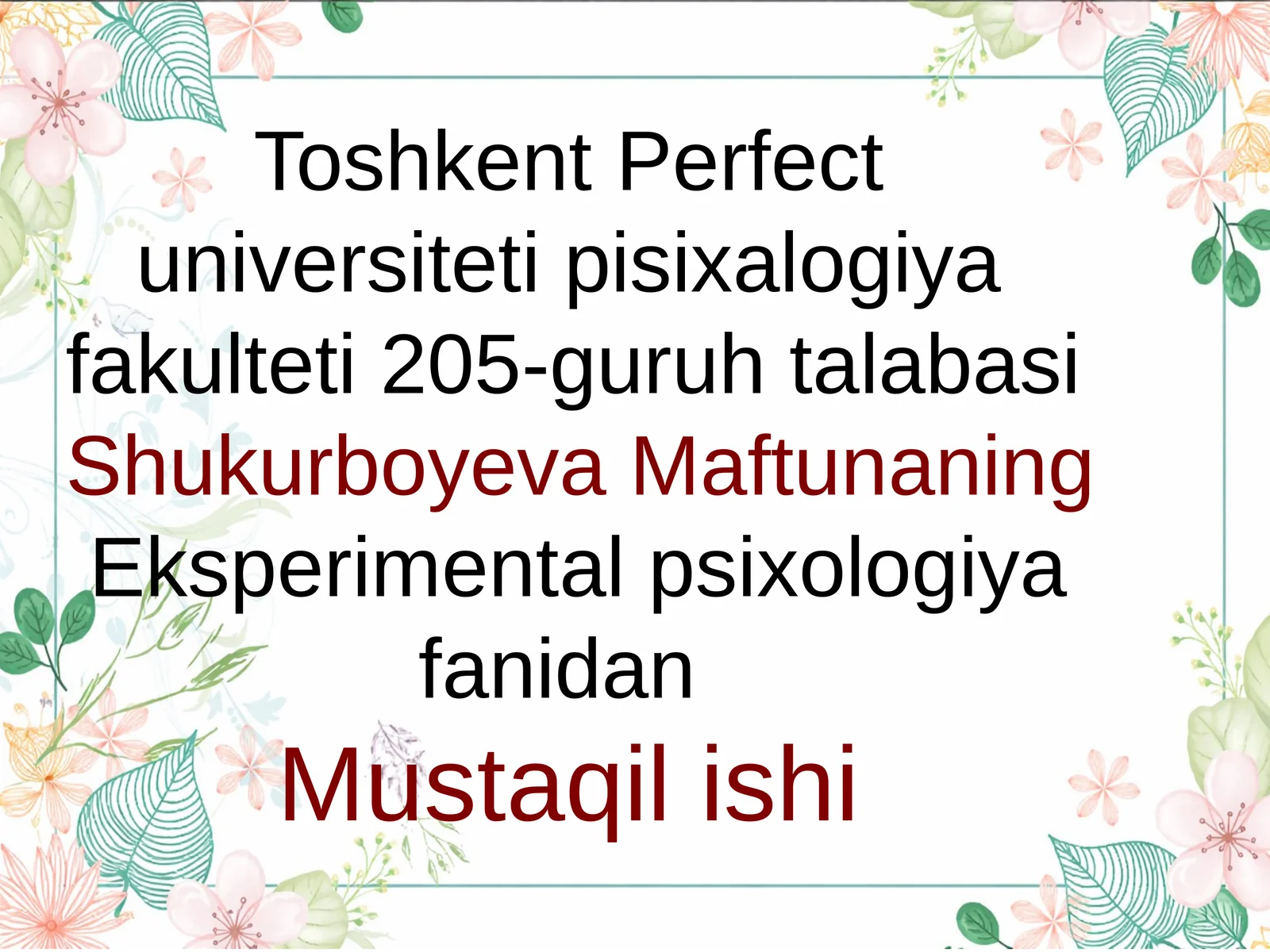 Psixologik Tadqiqotlarda Etik Me’yorlar va ularning ahamiyati