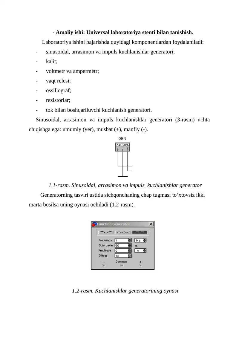 Universal laboratoriya stenti bilan tanishish