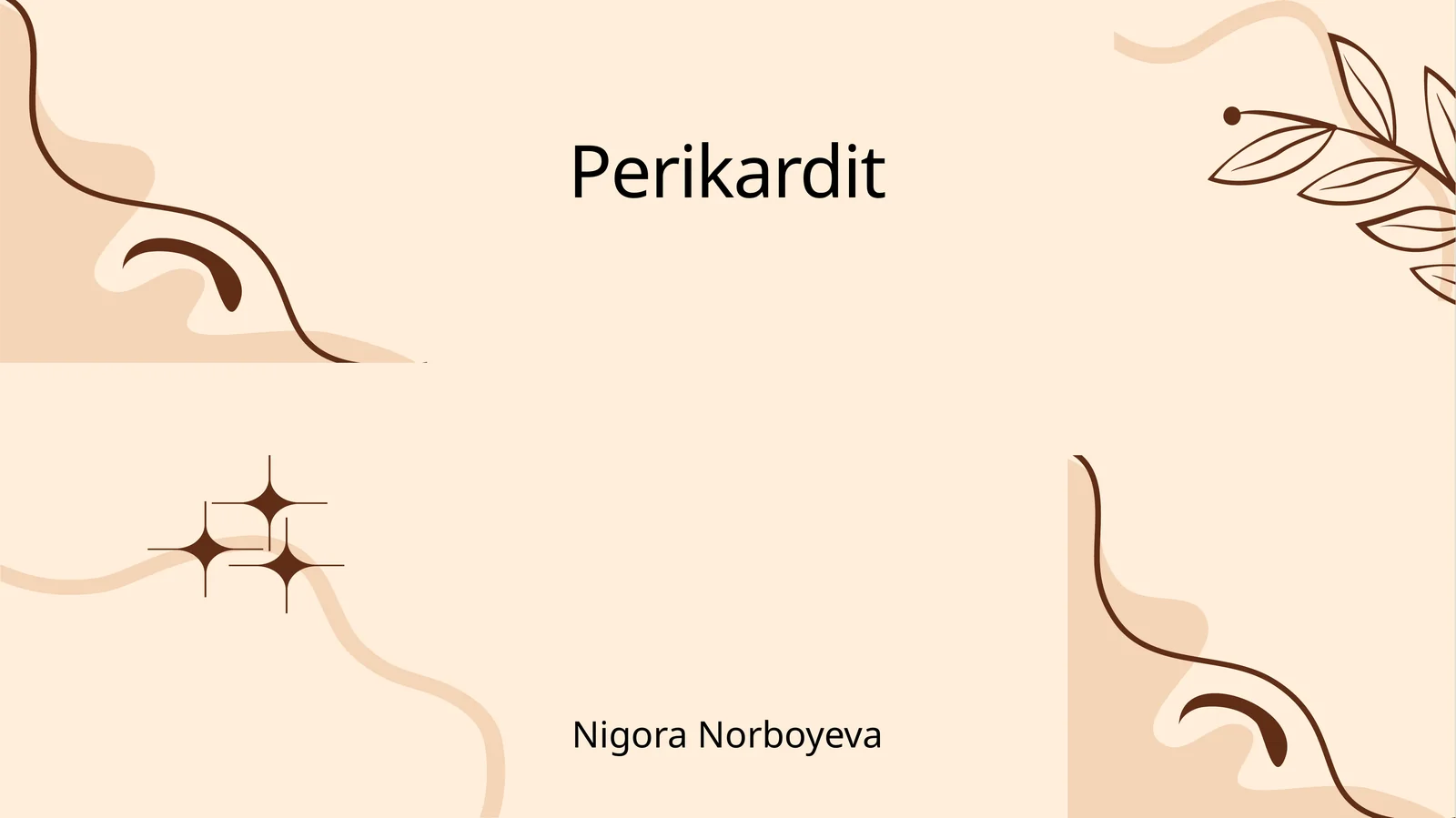 Perikardit