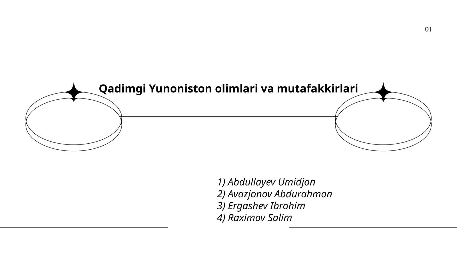 Qadimgi Yunoniston olimlari va mutafakkirlari