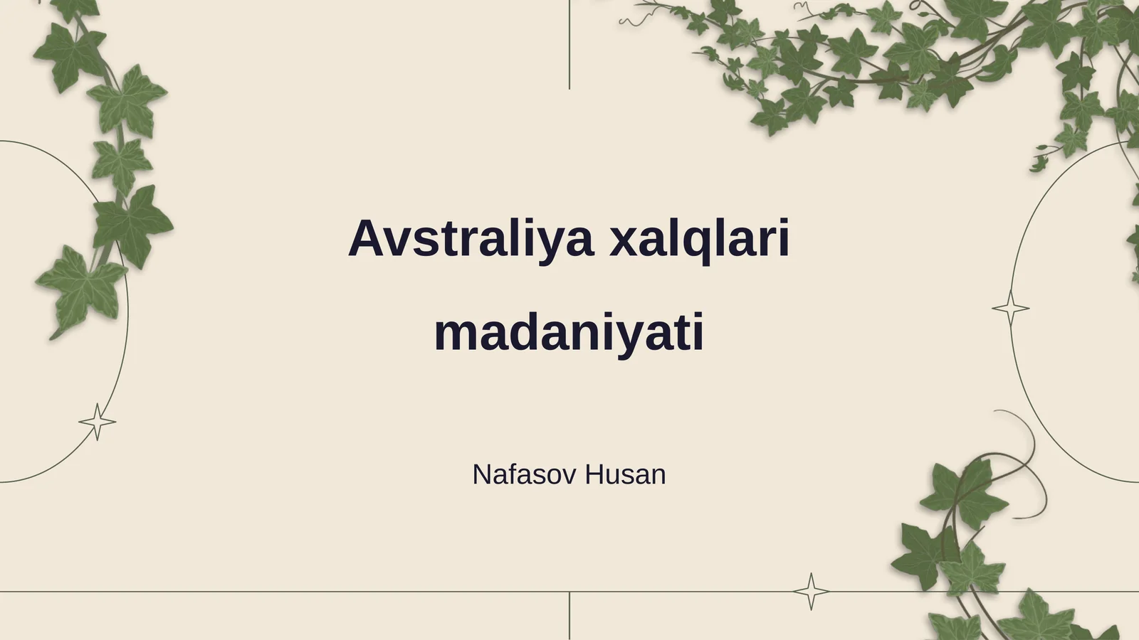 Avstraliya xalqlari madaniyati