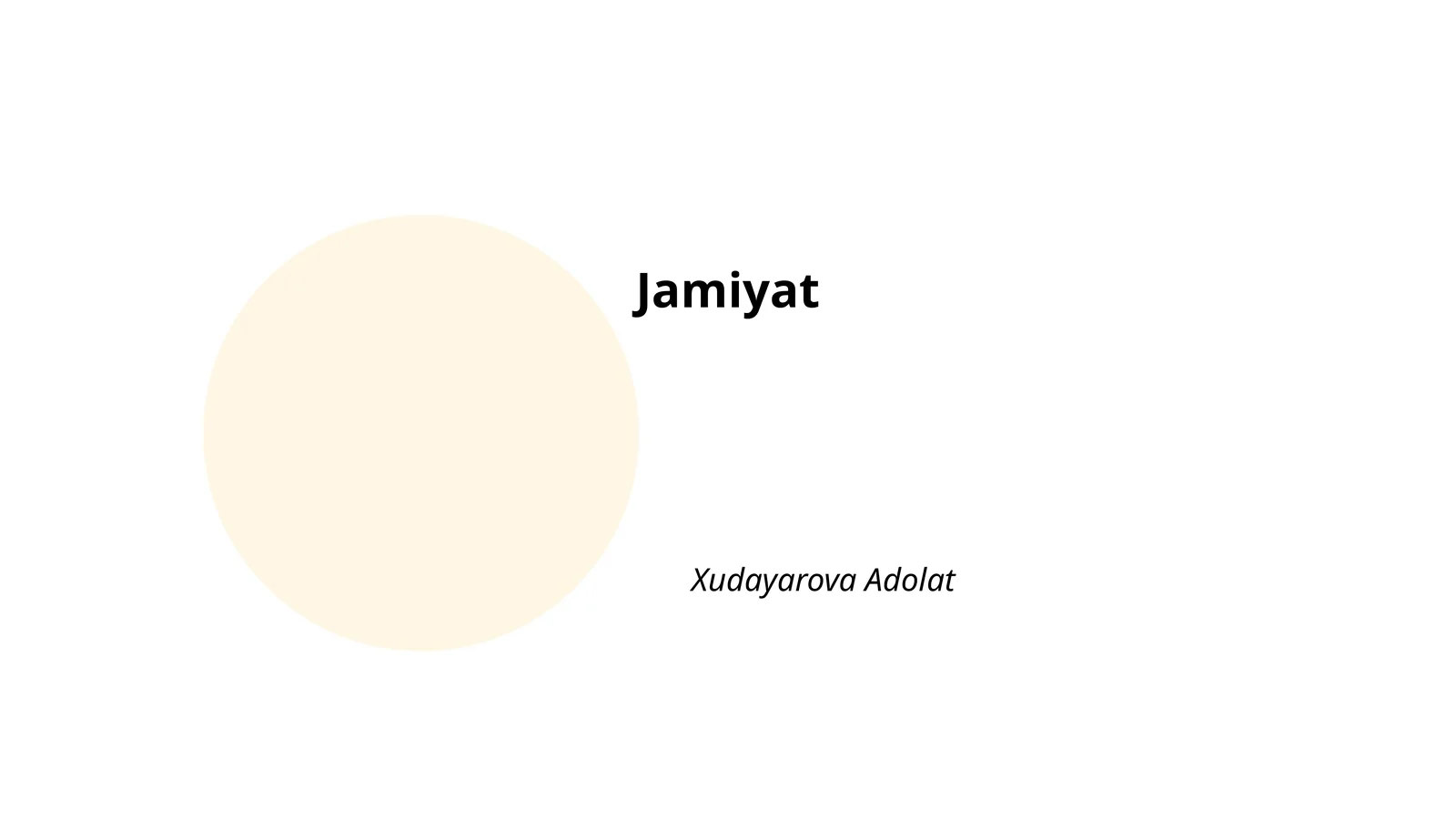 Jamiyat