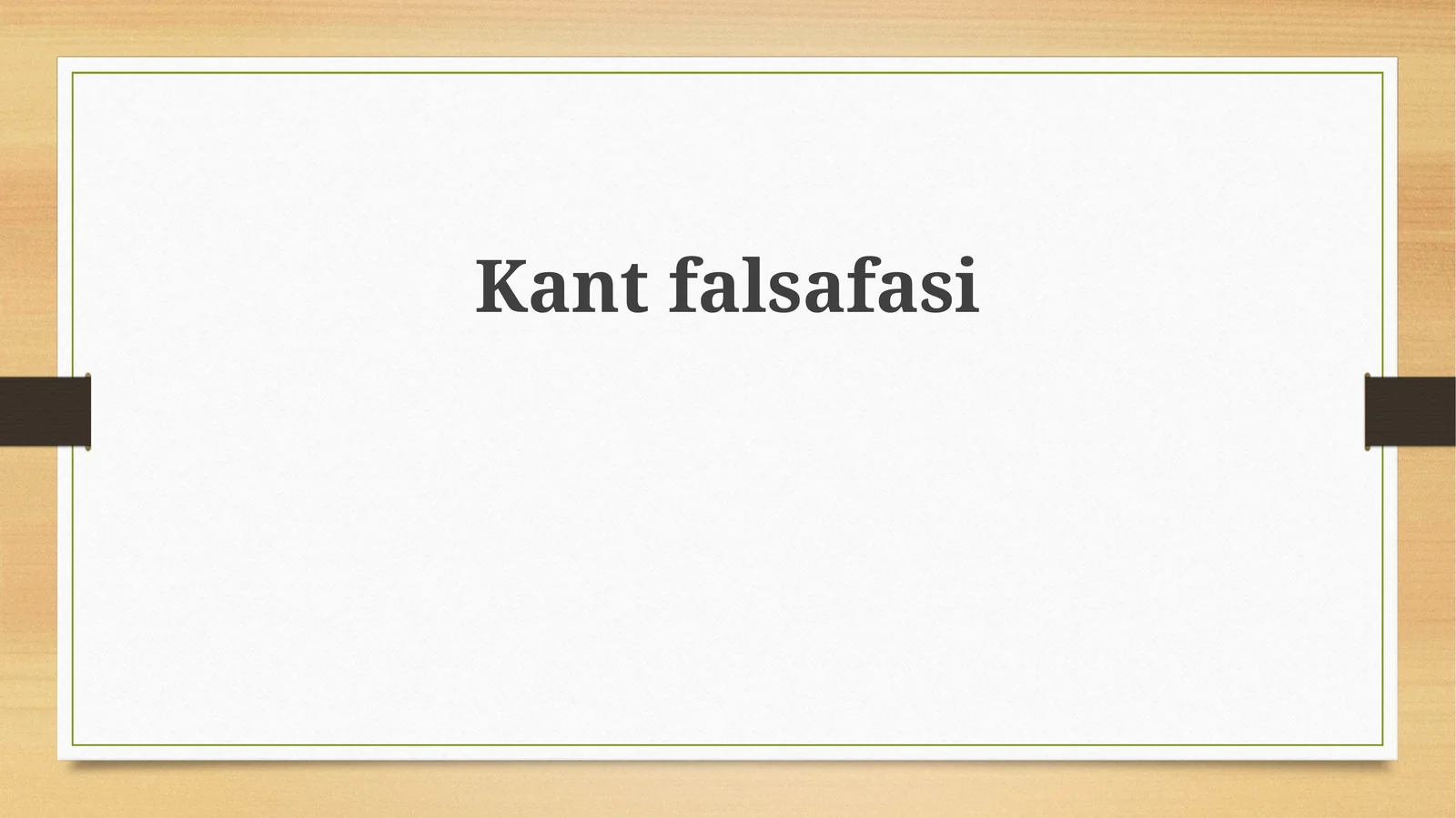 Kantfalsafasi