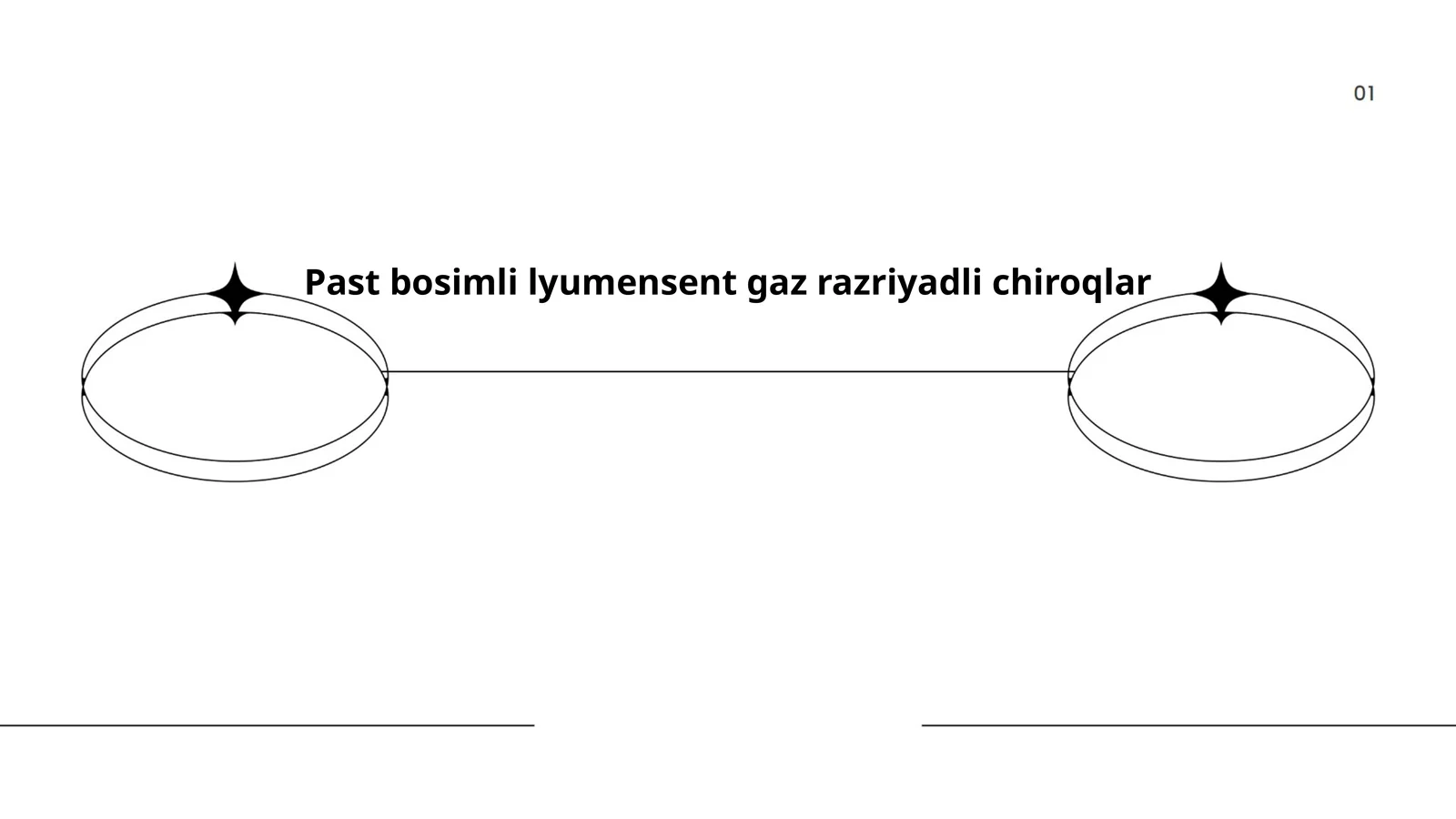 Past bosimli lyumensent gaz razriyadli chiroqlar