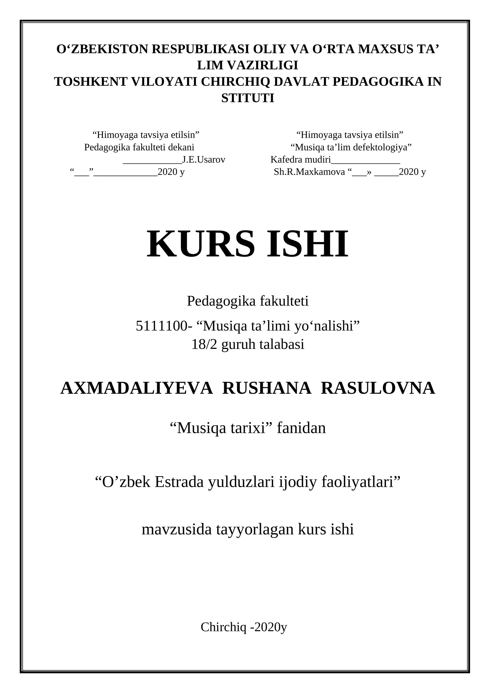 O’zbek Estrada yulduzlari ijodiy faoliyatlari