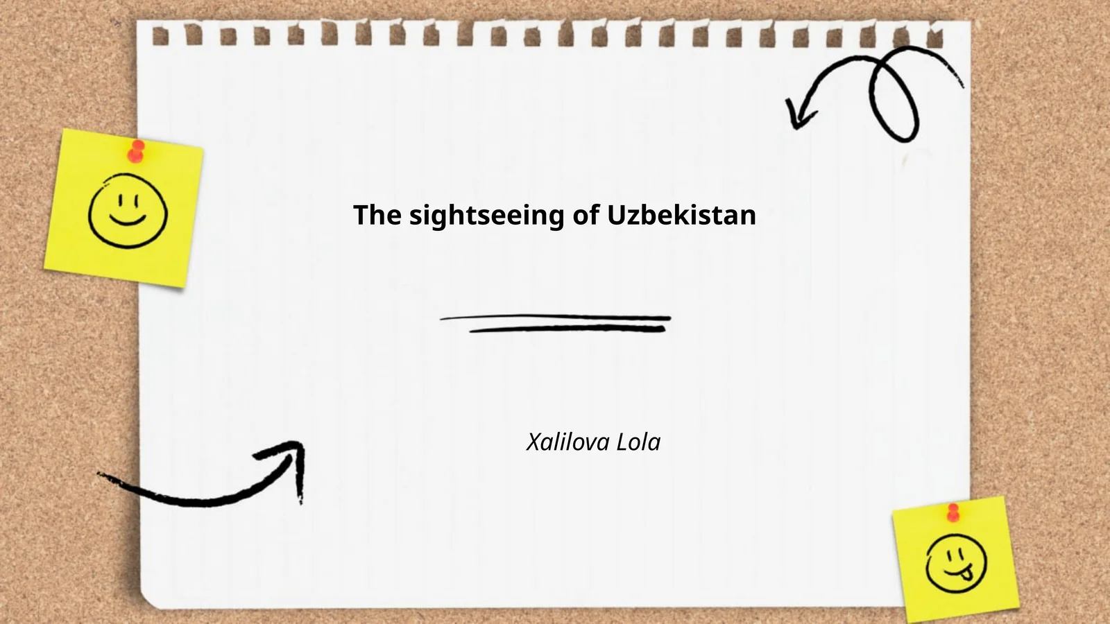 The sightseeing of Uzbekistan