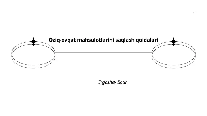 Oziq-ovqat mahsulotlarini saqlash qoidalari