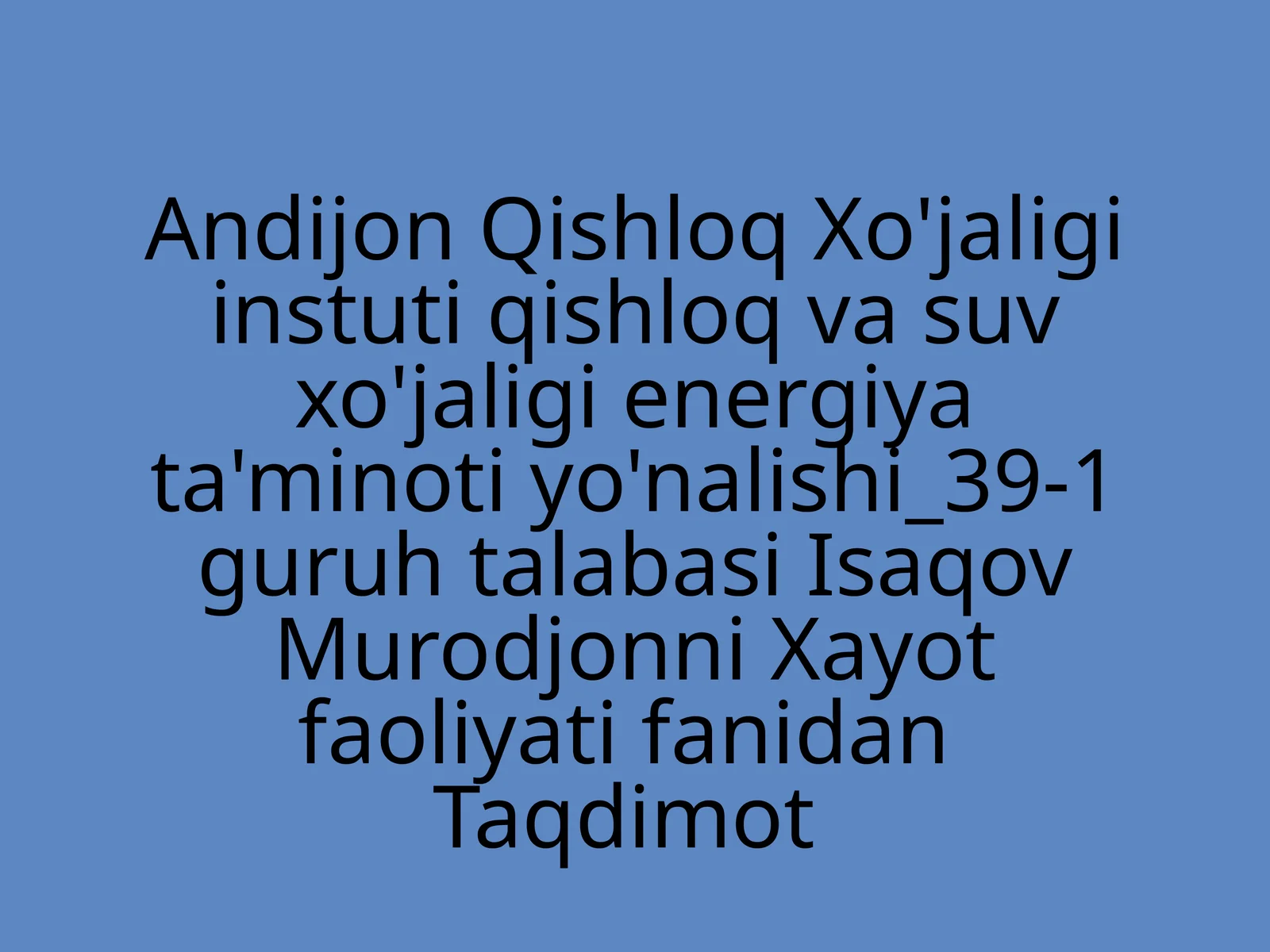 Odamlarvahayvonlarningommaviyyuqumlikkasalanishdaaholinigharakati