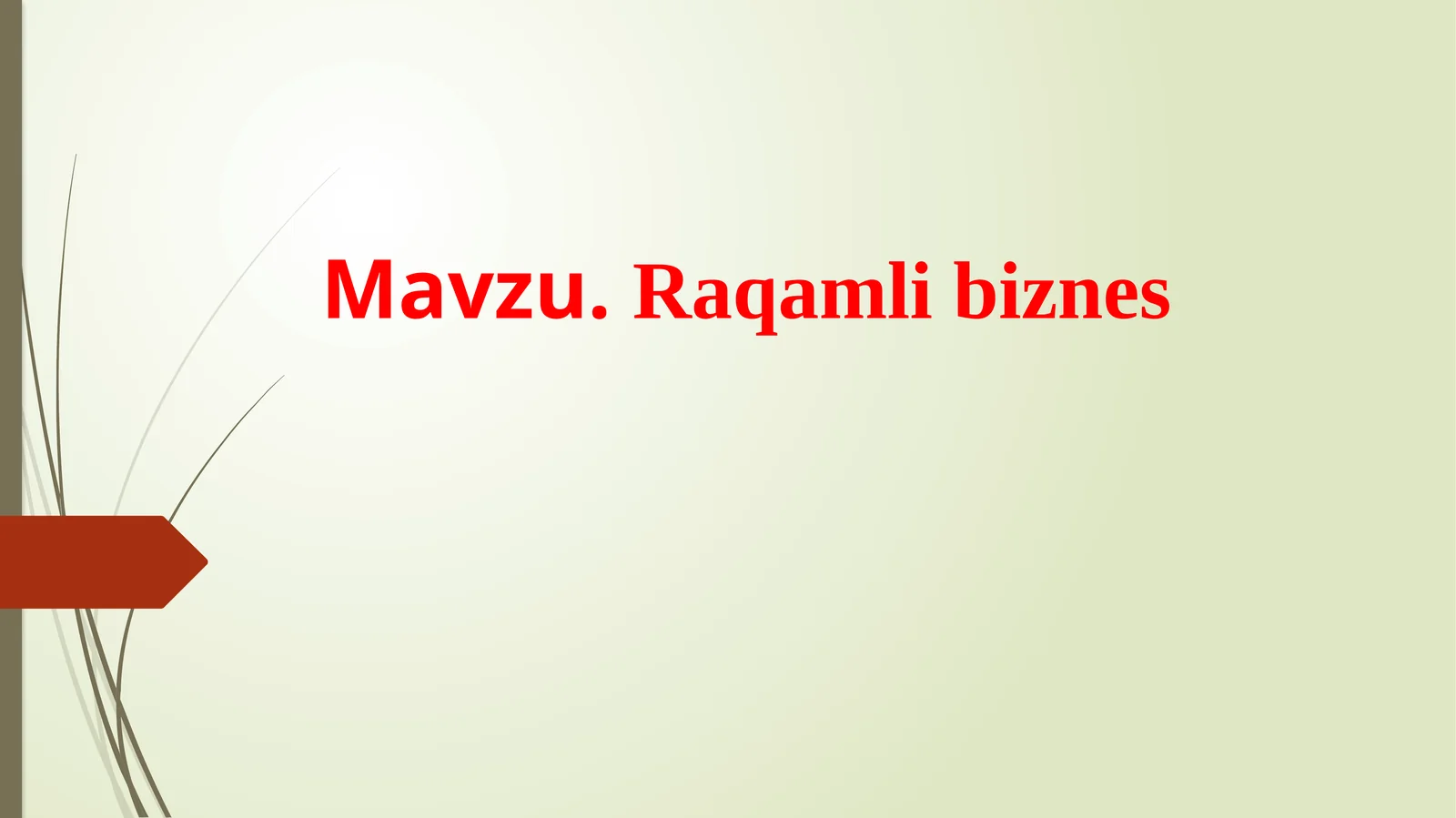 Raqamli biznes