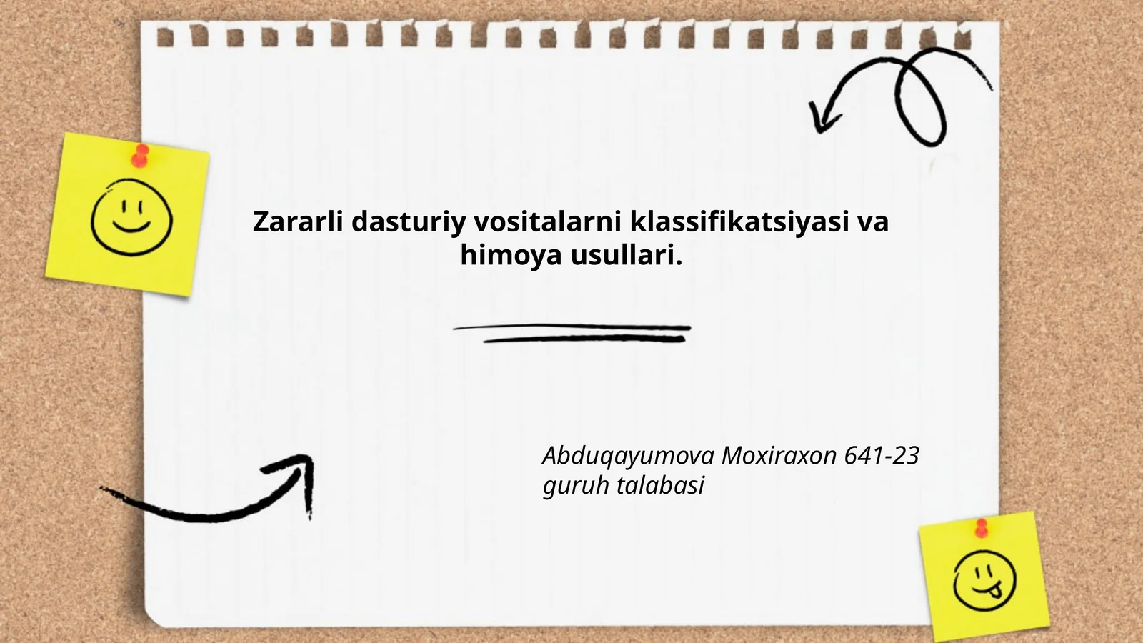 Zararli dasturiy vositalarni klassifikatsiyasi va himoya usullari
