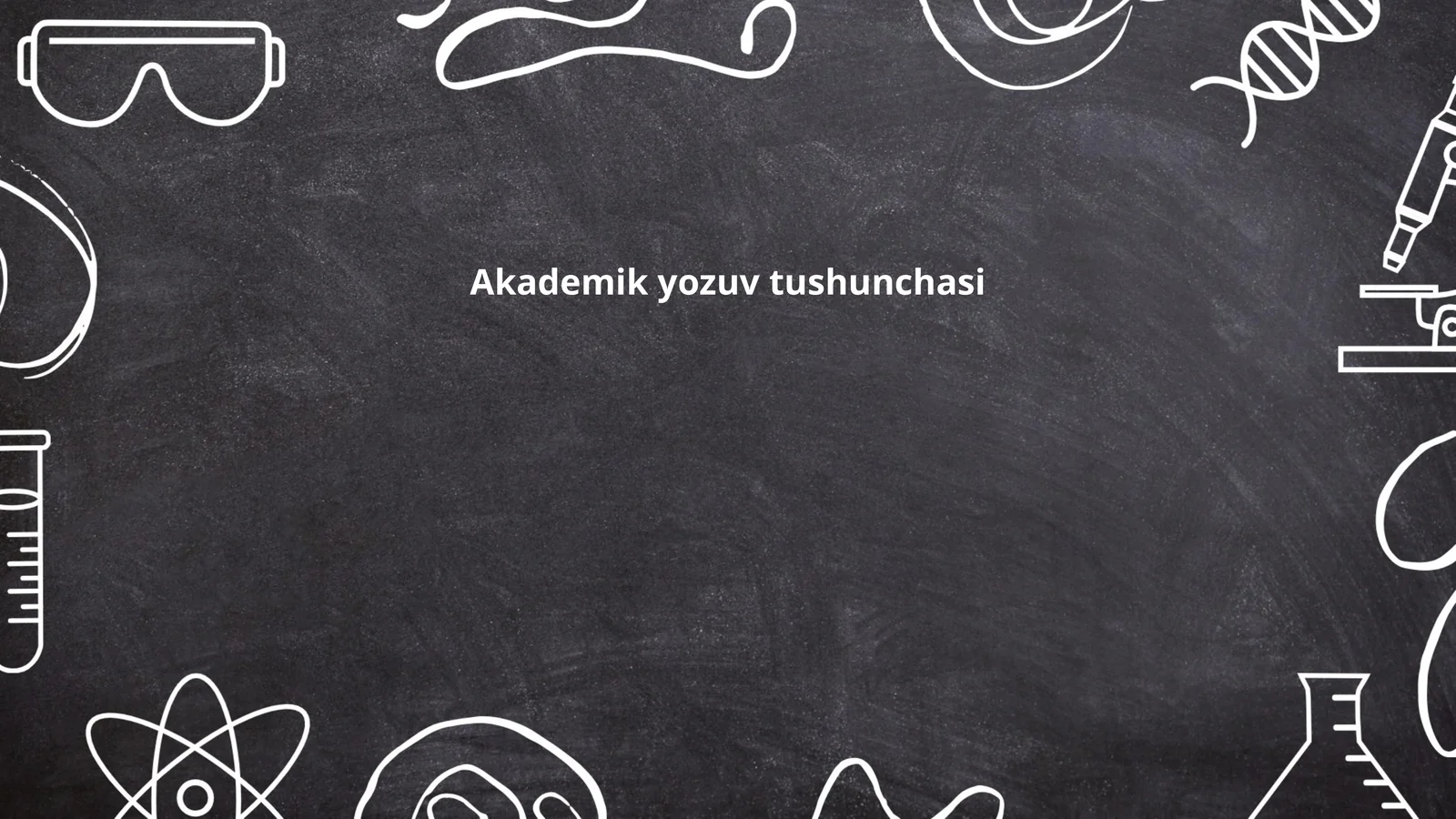Akademik yozuv tushunchasi