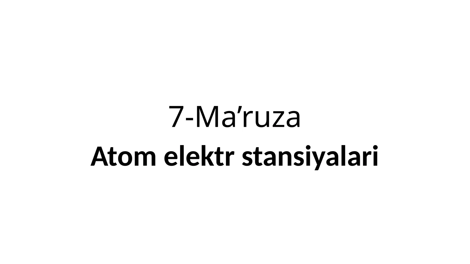 Atomelektrstansiyalari