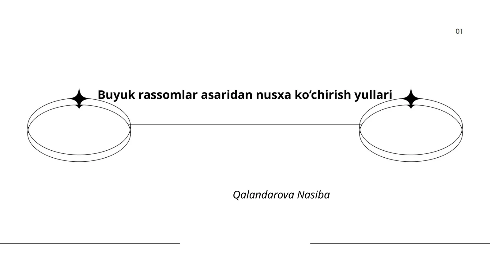 Buyuk rassomlar asaridan nusxa ko’chirish yullari