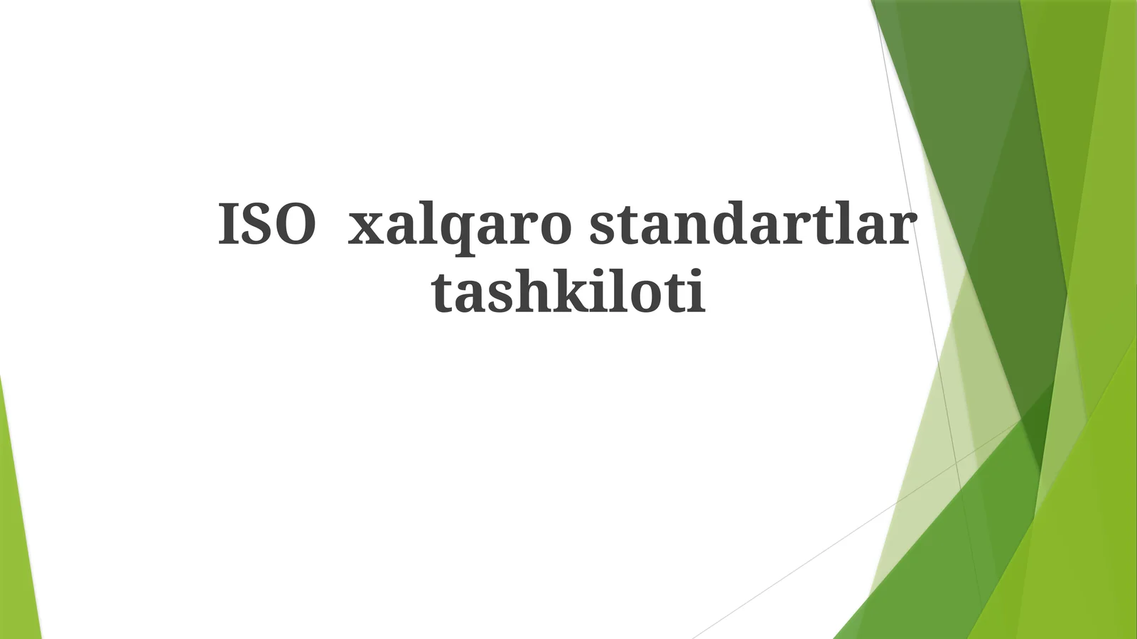 ISOxalqarostandartlartashkiloti