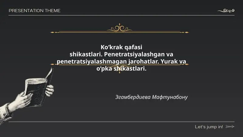 Ko‘krak qafasi shikastlari