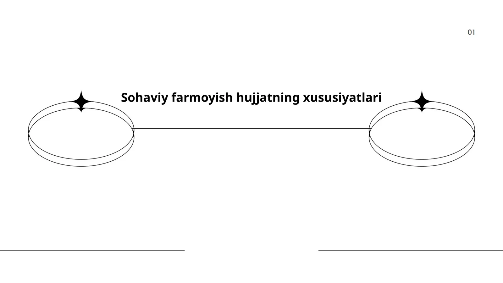 Sohaviy farmoyish hujjatning xususiyatlari