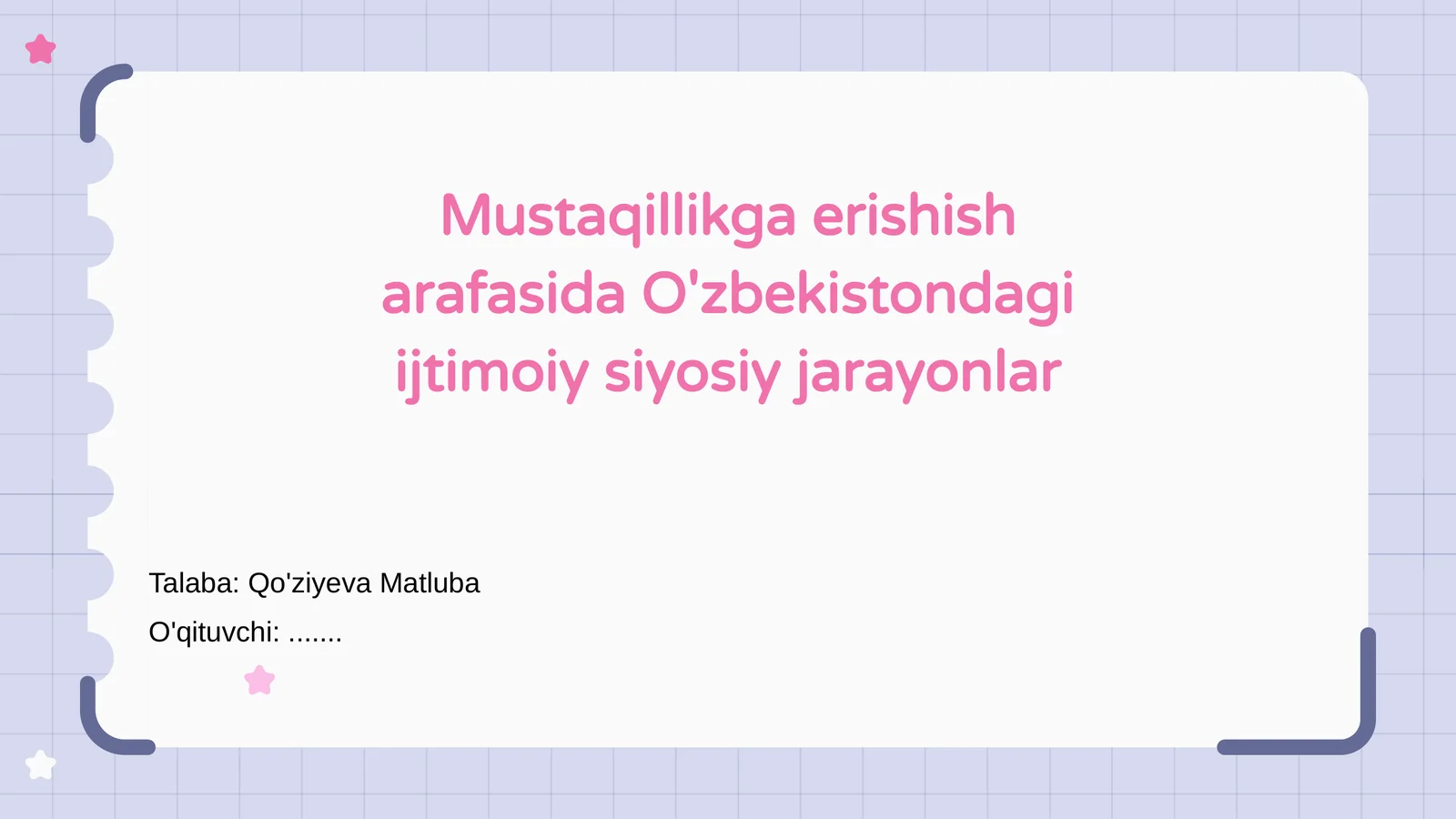 Mustaqillikga erishish jarayonlar