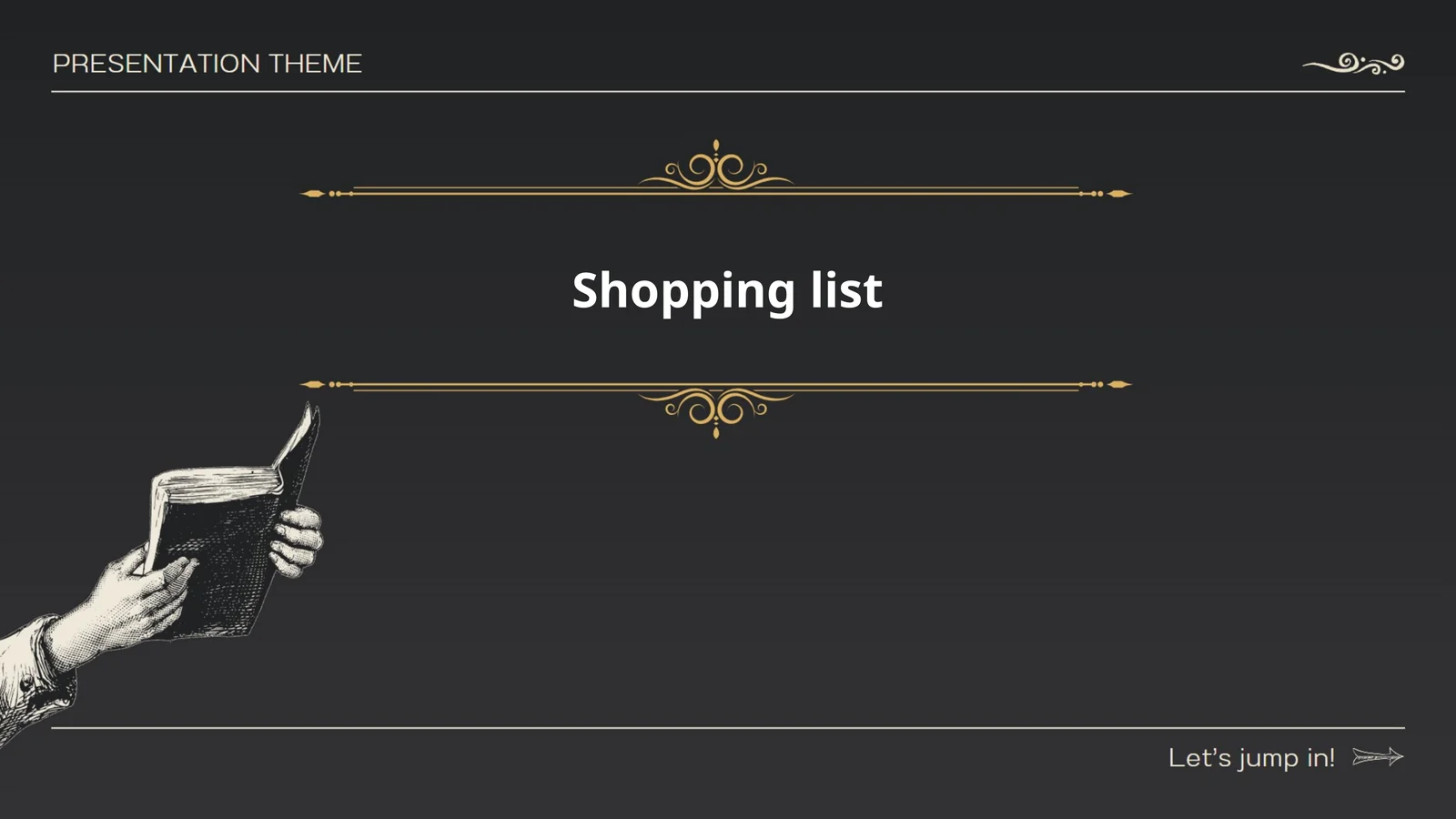 Shopping list