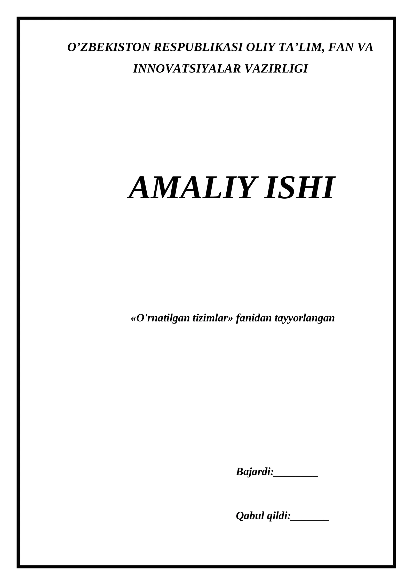 Harorat datchiklari ishlash tamoyillarini o‘rganish va ularni ishlatishga misollar