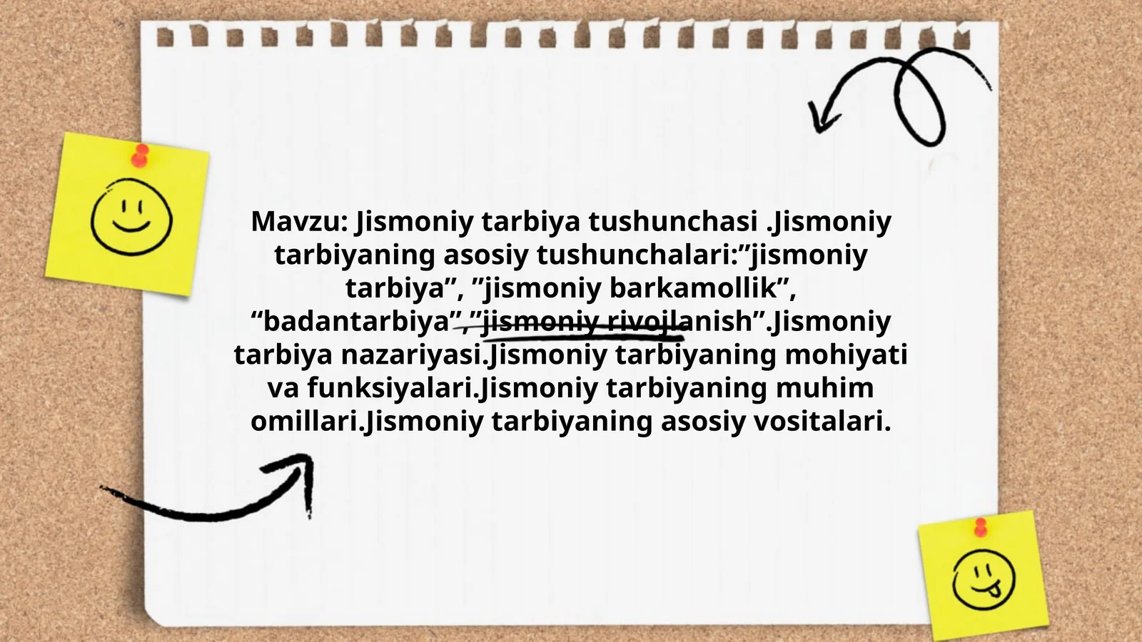Jismoniy tarbiya tushunchasi
