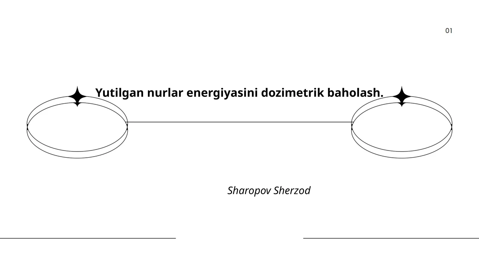 Yutilgan nurlar energiyasini dozimetrik baholash