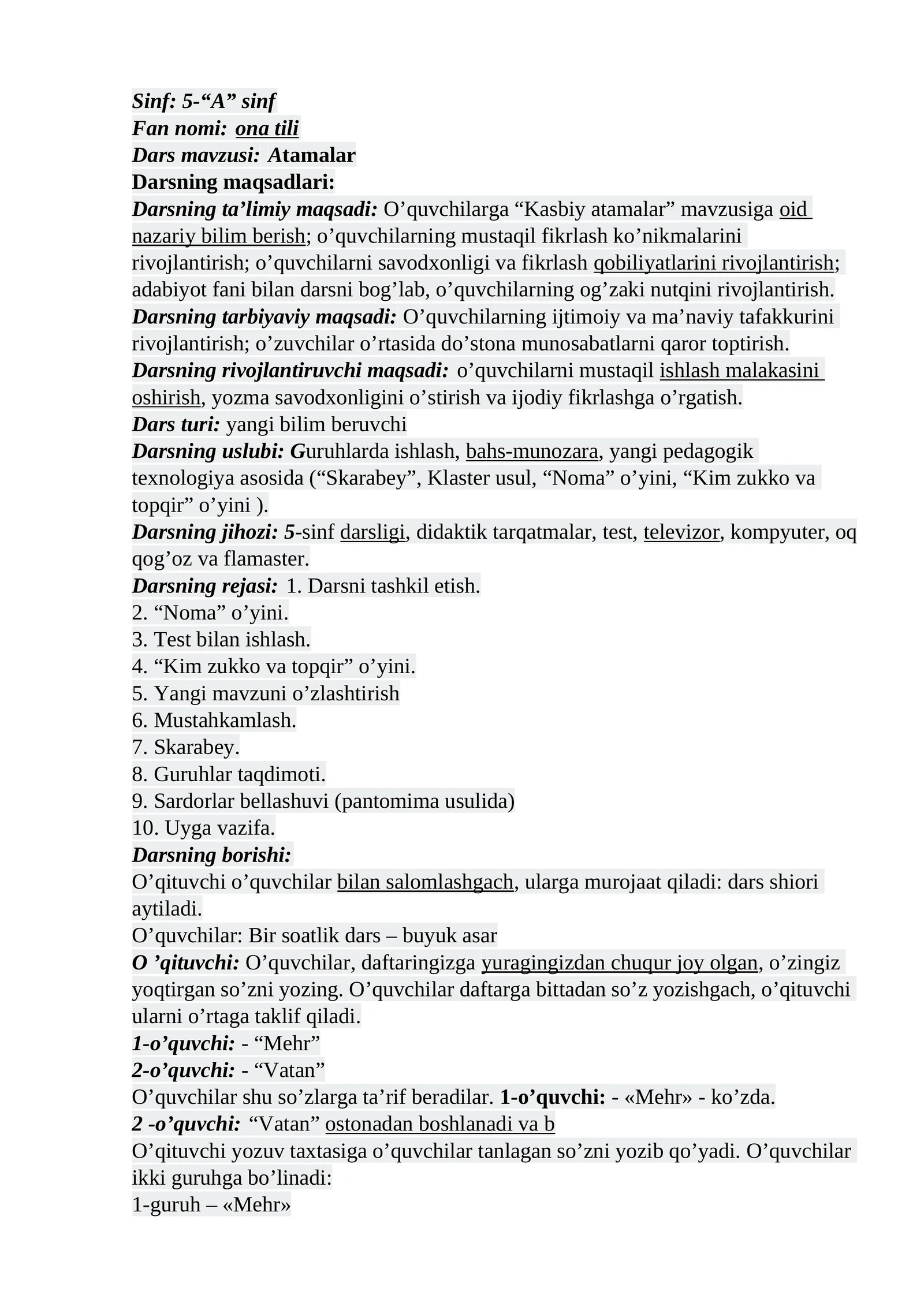 Atamalar