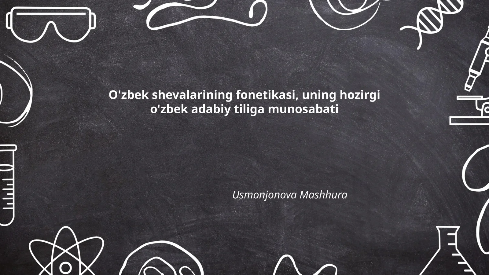 O'zbek shevalarining fonetikasi, uning hozirgi o'zbek adabiy tiliga munosabati