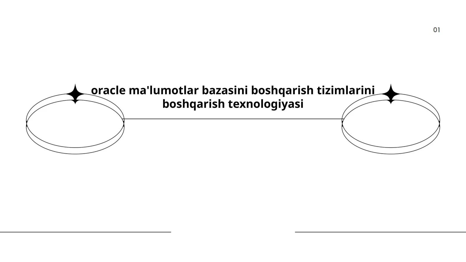 Oracle ma'lumotlar bazasi arxitekturasi