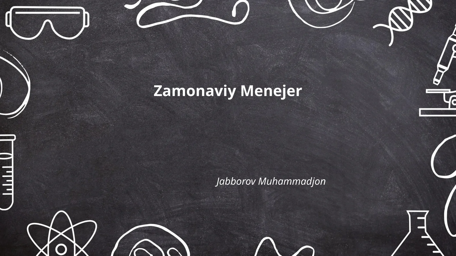 Zamonaviy Menejer