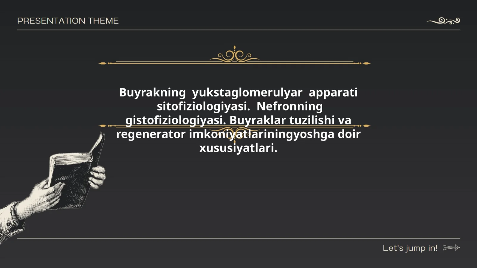 Buyrakning yukstaglomerulyar apparati sitofiziologiyasi. Nefronning gistofiziologiyasi. Buyraklar tuzilishi va regenerator imkoniyatlarining yoshga doir xususiyatlari
