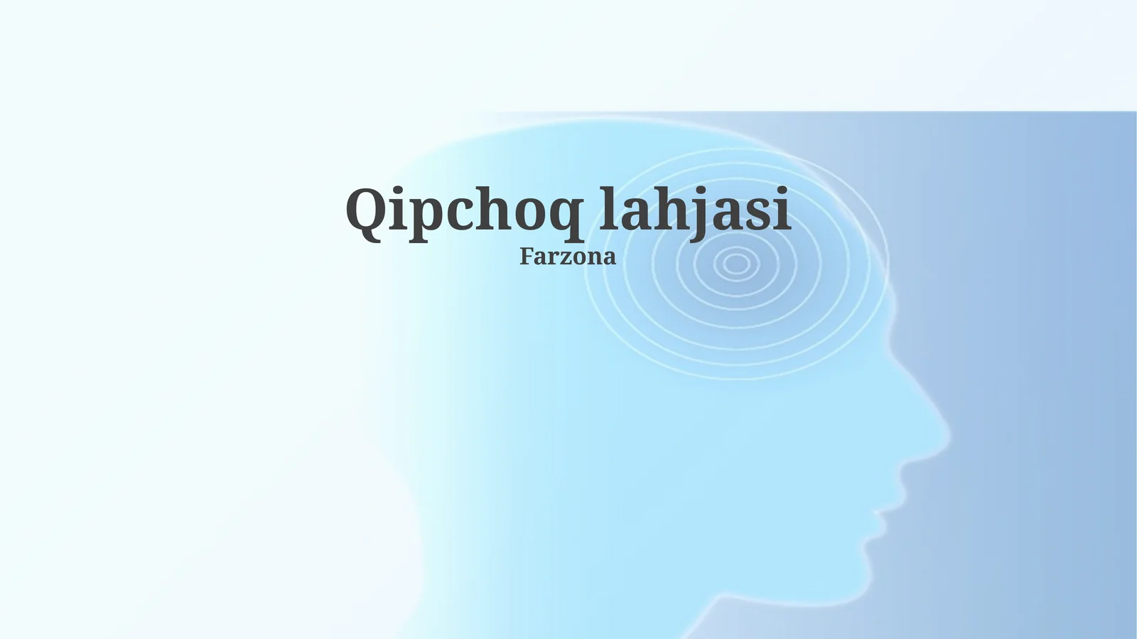 Qipchoq lahjasi
