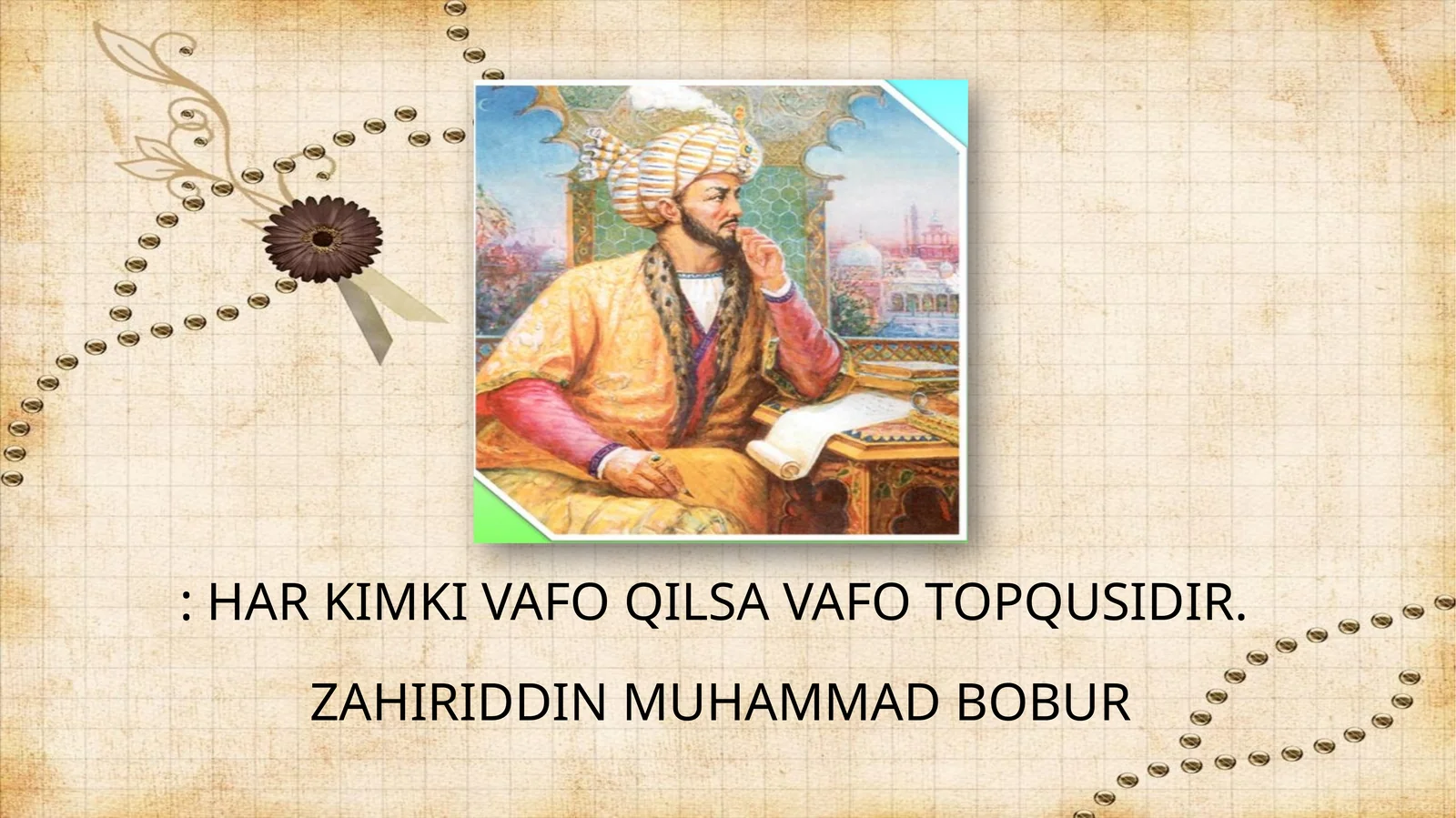Zahiriddin Muhammad Bobur