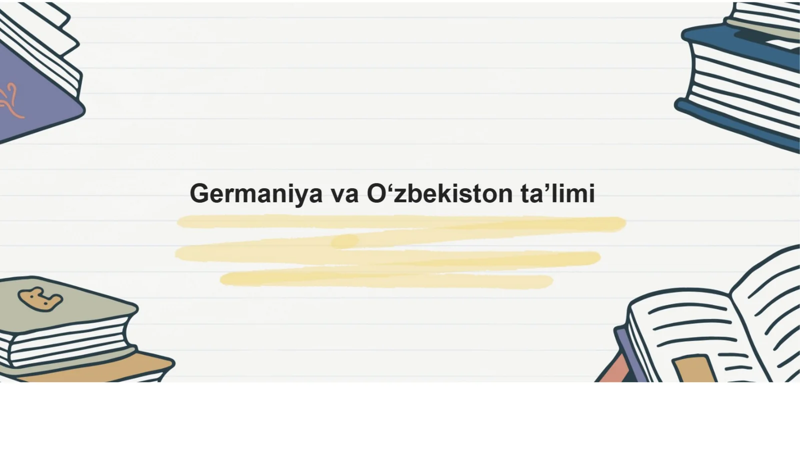 Germaniya va O'zbekiston ta'lim tizimi